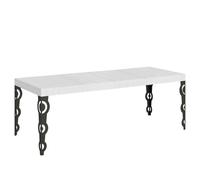 Mesa extensible Karamay Premium 90x180/440 cm con estructura antracita
