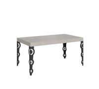 Mesa extensible Karamay Premium Cashmere 160/420x90 cm con patas antracita - Itamoby