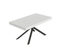Mesa extensible Niket 80x160/244 cm con patas antracita