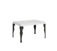Mesa extensible Paxon 80x140/224 cm con estructura antracita