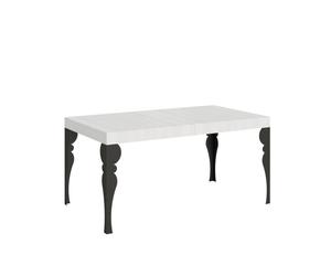 Mesa extensible Paxon 80x160/244 cm con estructura antracita