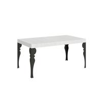 Mesa extensible Paxon 90x160/264 cm con estructura antracita