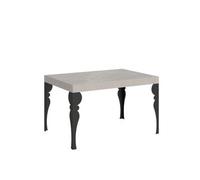 Mesa Extensible Paxon Cashmere 140/224x80 Cm Con Patas Antracita
