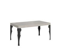 Mesa extensible Paxon Premium Cashmere 160/420x90 cm con patas antracita - Itamoby