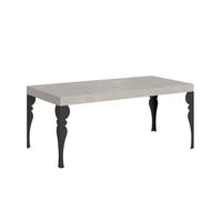 Mesa extensible Paxon Premium Cashmere 90/246x90 cm con patas antracita - Itamoby