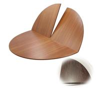 Mesa Extensible Plegable De Madera 120cm 150cm 180cm | Tablero De Mesa Redondo Plegable Grande Solo(Yellow Teak,150cm/59in)