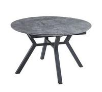 Mesa Extensible Redonda Linda 120-160x120 cm Cerámica - MOBELSTORE