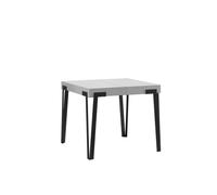 Mesa extensible Rio 90x90/246 cm con estructura antracita