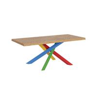 Mesa fija 90x200 cm Versalux patas descortezadas 4/B