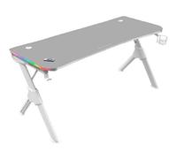 Mesa Gaming Mars Gaming MGD140RGB/ 140 x 60 x 75cm/ Blanca