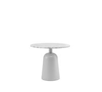 Normann Copenhagen Mesa Turn ajustable Ø55 cm mármol blanco