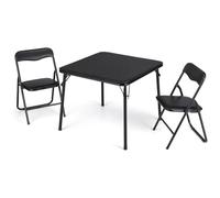 Mesa Infantil con Silla y Plegable para 2 Personas, Conjunto de Escritorio Infantil con 2 sillas Acolchadas, ergonómicas, Conjunto de Mesa de Actividad con Esquinas Redondeadas, Moderno para