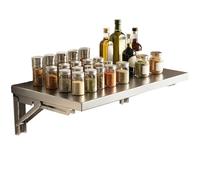 Mesa lateral abatible para cocina/sala de estar/baño, mesa plegable montada en la pared, banco de trabajo flotante resistente, escritorio colgante plegable que ahorra espacio(L60xW35cm/L24xW14in)