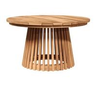 vidaXL Mesa auxiliar marrón de 70 x 70 x 40 cm, hecha de madera maciza de teca