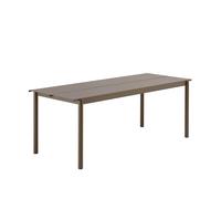 Mesa Lineal de Acero 200 x 75 cm Color Topo