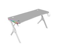 Mesa MARS GAMING MGD140RGB Blanca