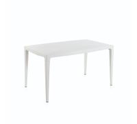 Mesa Master 140 - Resistente y Moderna para Exterior - Uso en Jardín o Terraza - Plástico Reciclado - SP Berner White
