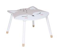 Mesa mdf blanco/gris 43x62x64cm