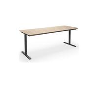 Mesa multiusos DUO-T Trend, tablero recto, esquinas redondeadas profundidad 800 mm
