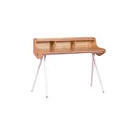 Mesa nórdica de escritorio en madera maciza de roble - oakland
