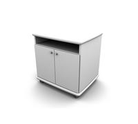 Mesa para fotocopiadora e Impresora ber-copian50 Blanco Roto de 60h, 50 cm Fondo, 60 cm Ancho Marca Actiu