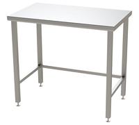 Mesa para salas blancas con tablero de trabajo liso ISO 14644-1:4