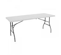 Thinia Home Mesa Plegable Rectangular para Catering Blanco 240x74cm Thinia Home