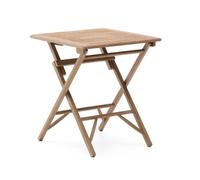 Mesa plegable Dandara de madera maciza de acacia, 66 x 66 cm, FSC 100%.