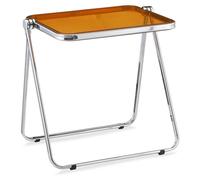 Mesa plegable de acrílico para televisión, ideal para espacios pequeños