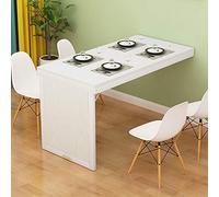 Mesa Plegable de Cocina, Mesa de Comedor Flotante Convertible para Espacios pequeños, Mesa de Oficina con Hoja Abatible