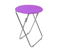 Mesa Plegable de Madera y Aluminio The Secret Home - Mesa Auxiliar Multifuncional - Ø48 Cm - Varios Colores