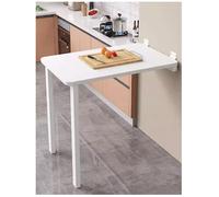 Mesa plegable de pared, mesa retráctil de policarbonato para cocina, comedor, diseño de ahorro de espacio, opciones compactas de 80 x 80 cm y 80 x 40 cm, solución versátil para muebles