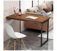 Mesa plegable de pared para ahorrar espacio, mesa de comedor para alimentos, camiones, gasolina, lavandería, Wortat 100 x 60 x 75 cm