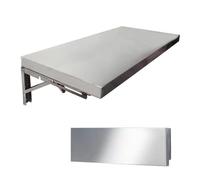 Mesa plegable de pared para espacios pequeños, escritorio plegable compacto para lavandería y trabajo, elegante, 70 x 30 cm / 28x12in, mesa de pared para ahorrar espacio