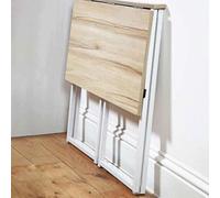 Mesa plegable Easylife, escritorio que ahorra espacio y viene ya montada. Simplemente despliegue las patas. Se pliega completamente para facilitar su almacenamiento. Ideal para: comidas, hobbies y tra
