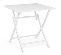 Mesa plegable. Elin 70X70 Blanco Lh30