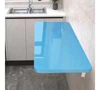 Mesa plegable montada en la pared, escritorio de hojas caídas que ahorra espacio para espacios pequeños, mesa flotante versátil, perfecta para cocina y comedor, lavandería y mucho más