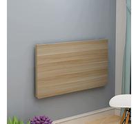 Mesa plegable montada en la pared, escritorio de madera de pino que ahorra espacio para oficina en casa, versátil mesa de comedor y trabajo, perfecta para espacios pequeños e interiores modernos