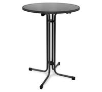 Mesa plegable para exteriores Beautissu Bellini, diámetro 80 cm, color