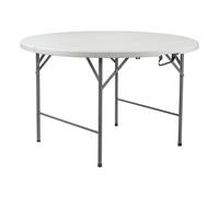 Thinia Home Mesa Plegable Redonda para Catering Efecto Granito 150x74cm Thinia Home