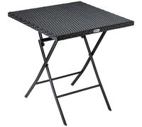 Mesa plegable Roma poliratán 63x63x73cm jardín terraza