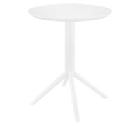 Mesa plegable sky plástico blanco 60x60x74 cm