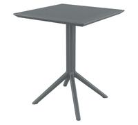 Mesa plegable Sky Gris oscuro,Cuadrada