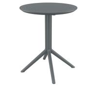 Mesa plegable sky plástico gris oscuro 60x60x74 cm