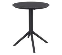 Mesa plegable sky plástico negro 60x60x74 cm