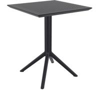 Mesa Plegable Sky Plástico Negro 60x60x74 Cm Clp