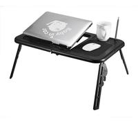 Mesa portátil para laptop - Ángulo ajustable de 0 a 70 grados - Escritorio plegable para portátil - Capacidad máxima de 25 kg - Tamaño del panel: 31 x 23,5 cm - Mesa plegable