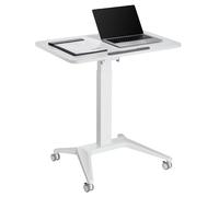 Maclean Mesa escritorio para portátil MC-453W, ajuste neumático, 80 x 52 cm, 8 kg máx, 109 cm