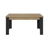 Mesa rectangular 4 patas 1 extensión l200 cm - trust