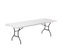 Mesa Rectangular Plegable Blanco Lifetime 245 X 76 X 74 CM MKP